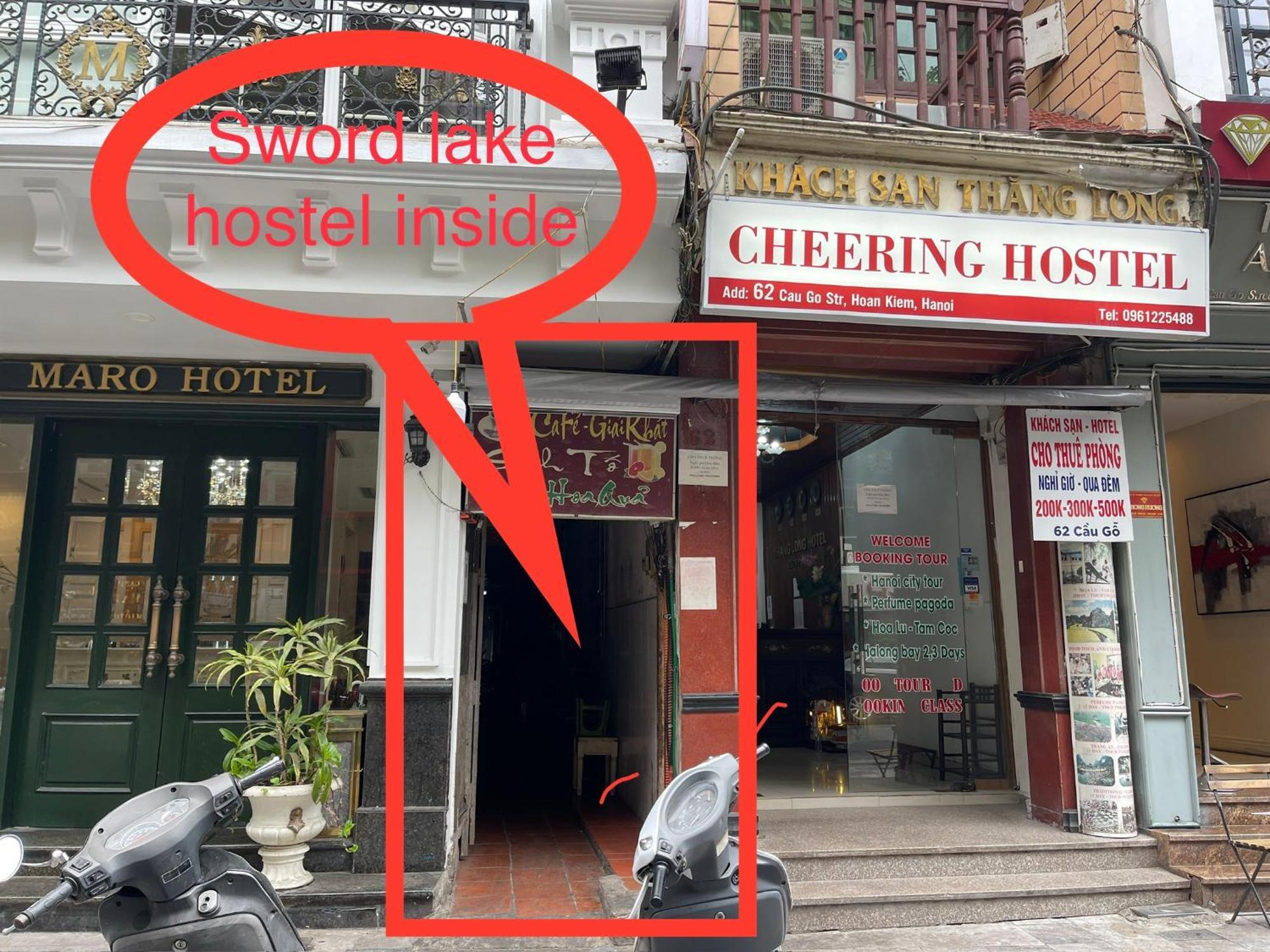 Sword Lake Hostel Hanoi Exteriör bild